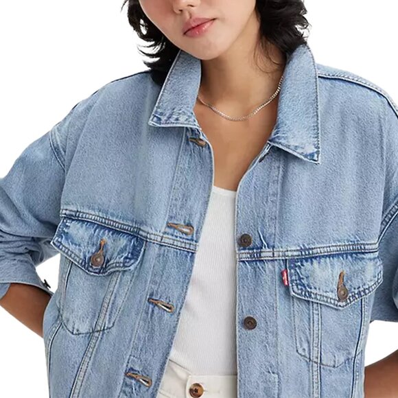 Levi's Women's 90s Trucker Jacket Small - Picture 2 of 6